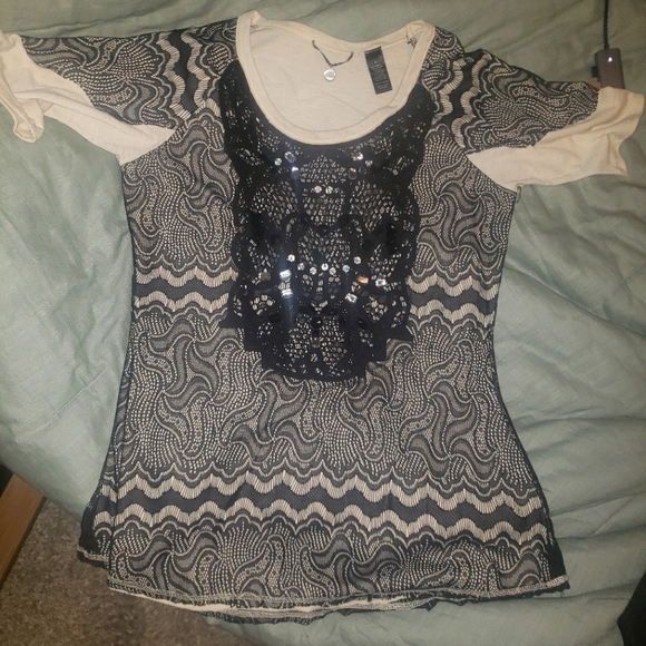 BKE Tops - 3 quarter sleeve shirt